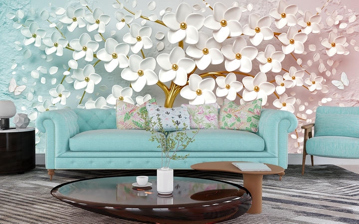 3D Wallpaper for Wall Living Room
