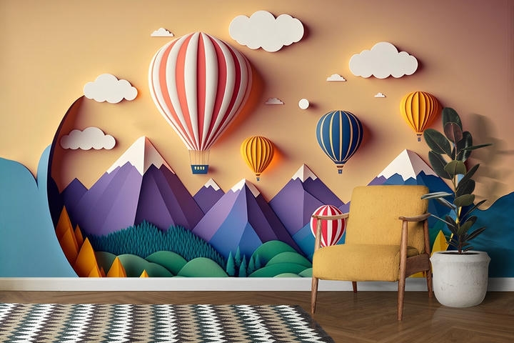 Abstract 3D Wallpaper for Wall