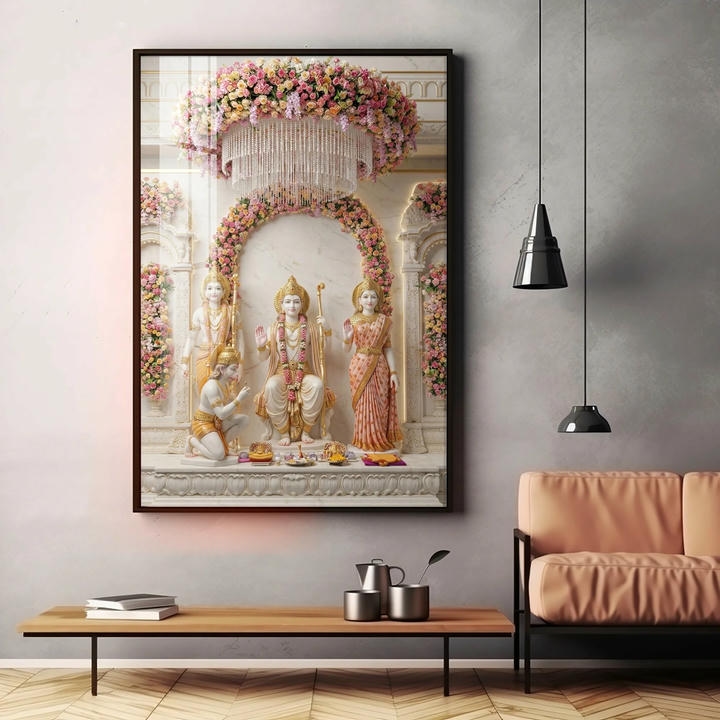 Jai Shree Ram Pooja Room Wallpaper