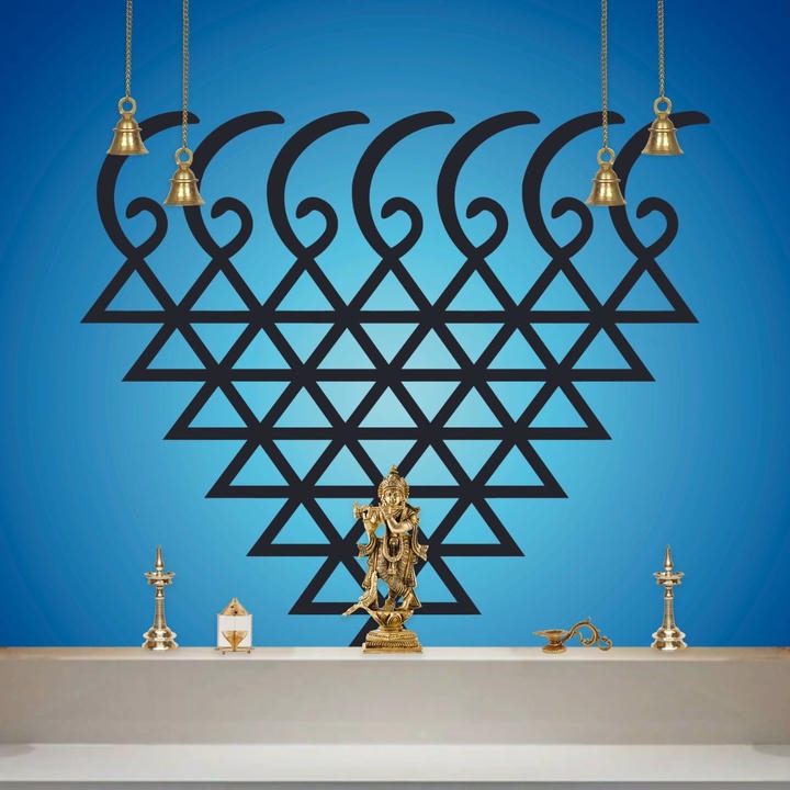Marble Effect Wallpaper for Pooja Room