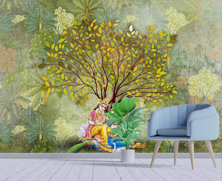 Premium Radha Krishna Wallpaper for Wall