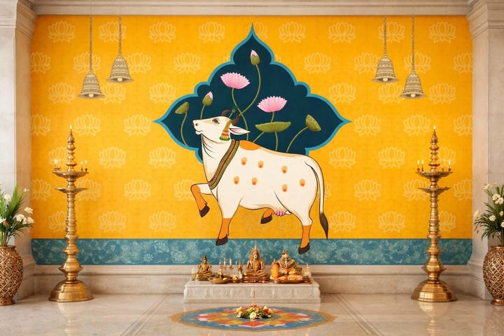 Puja Room Wallpaper