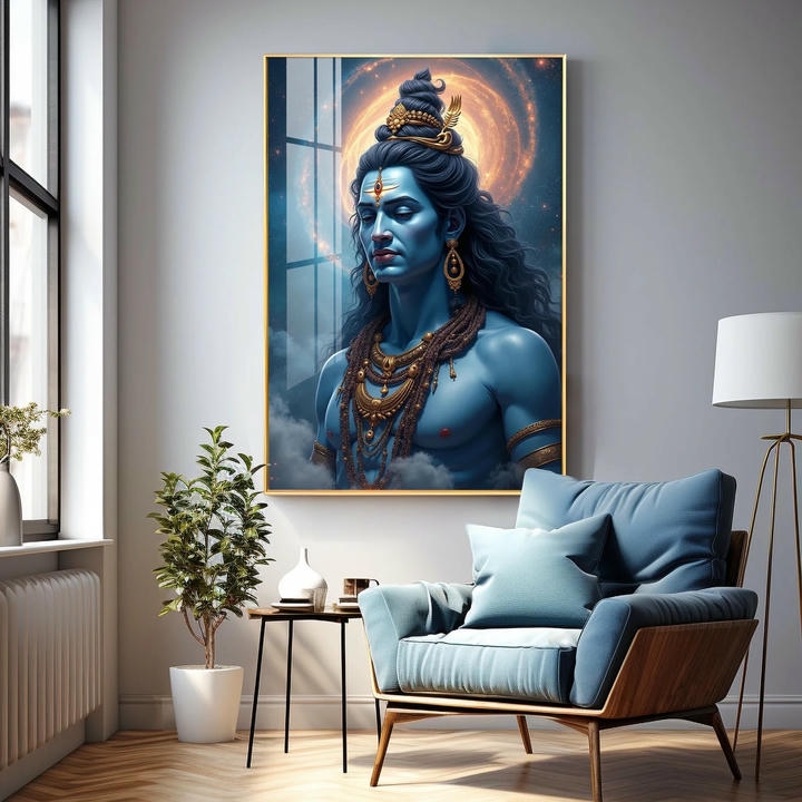 Shiva Wallpaper for Living Room Wall