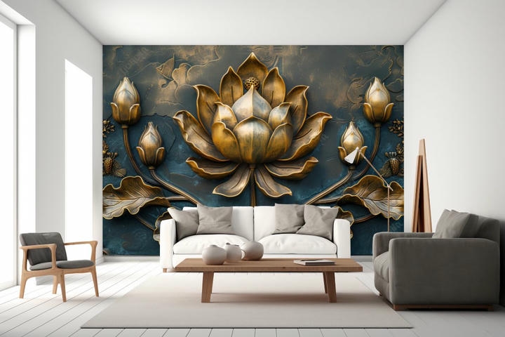 Wooden 3D Wallpaper for Wall